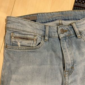 Calvin Klein distressed skinny jeans